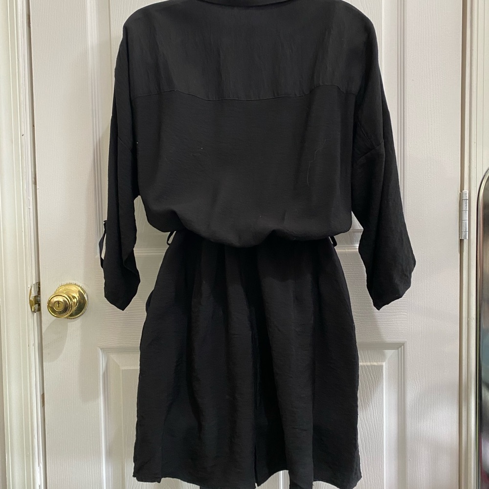 Zara Basic Button Down Romper - image 3